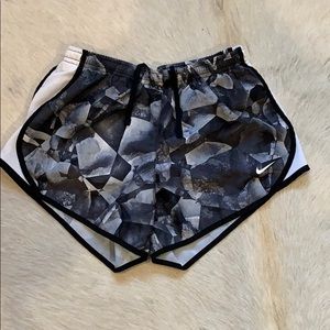 Grey and Black Youth Medium Nike shorts